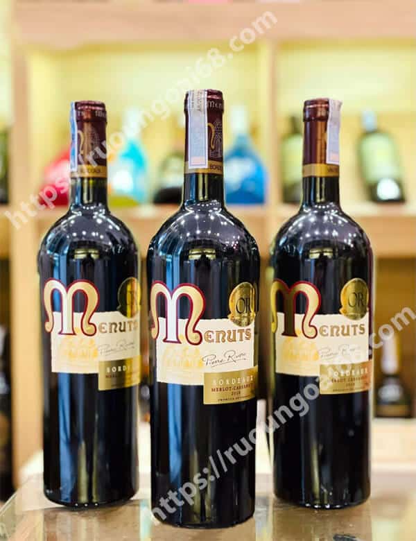Rượu Vang Menuts Bordeaux Rượu Vang Menuts Bordeaux