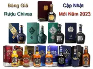 Bảng giá rượu Chivas cập nhật mới nhất