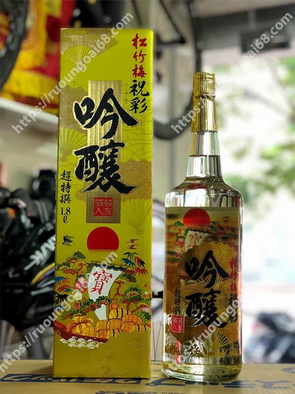 Rượu Sake Vẩy Vàng Takara Shozu Nhật Bản 1.8 lít Rượu Sake Vẩy Vàng Takara Shozu Nhật Bản 1.8 lít