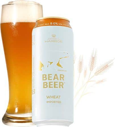 Bia Bear Beer Wheat (Bia Gấu) Đức 5% lon 500ml Bia Bear Beer Wheat (Bia Gấu) Đức 5% lon 500ml