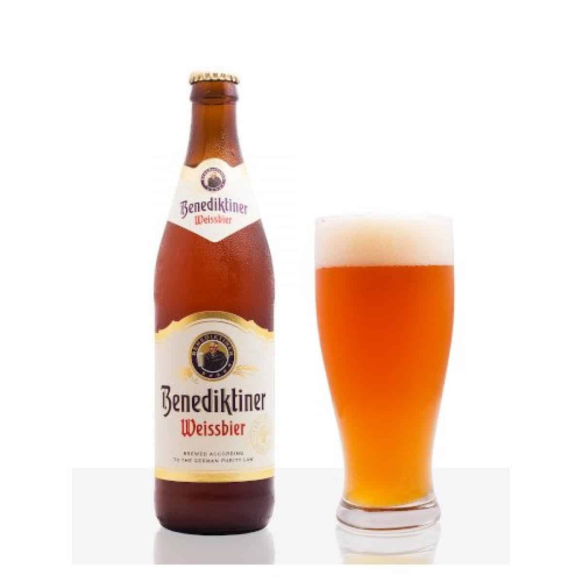 Bia Benediktiner Weissbier 5,4% Đức – thùng 12 chai 500ml Bia Benediktiner Weissbier 5,4% Đức – thùng 12 chai 500ml