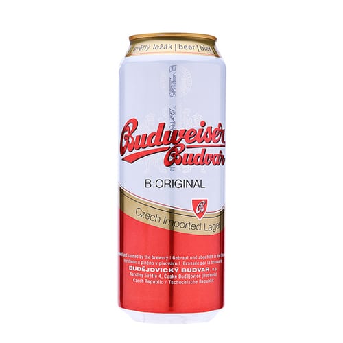Bia Budweiser Budvar Dark Tiệp 4,7 % lon 500ml Bia Budweiser Budvar Dark Tiệp 4,7 % lon 500ml