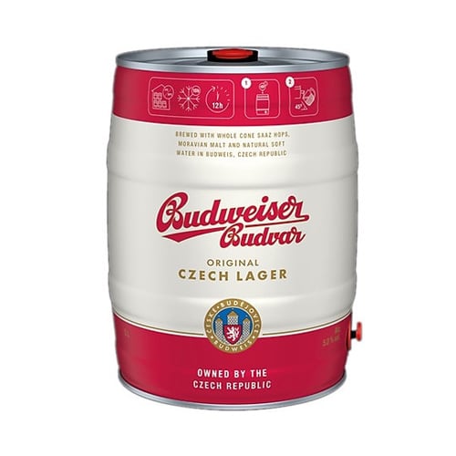 Bia Budweiser Budvar Tiệp 5 % ( Bom 5 lít) Bia Budweiser Budvar Tiệp 5 % ( Bom 5 lít)