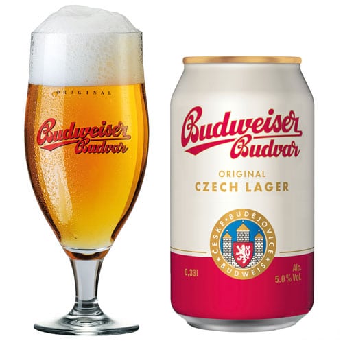 Bia Budweiser Budvar Tiệp 5 % lon 330ml Bia Budweiser Budvar Tiệp 5 % lon 330ml