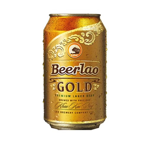 Bia Lào Gold 5 % (lon 330 ml) Bia Lào Gold 5 % (lon 330 ml)