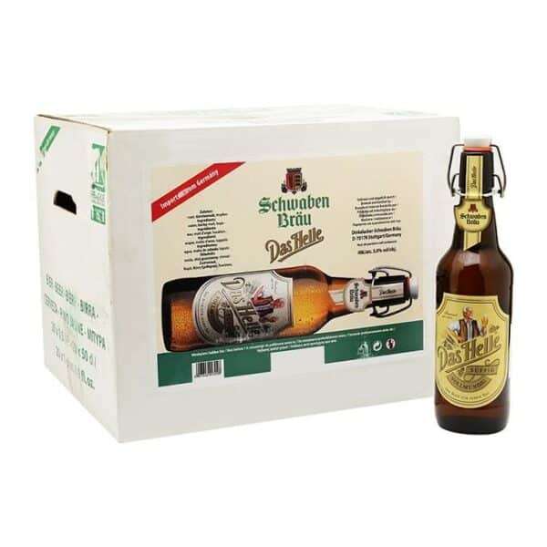 Bia Schwaben Bräu Das Helle 5% - Chai 500ml Bia Schwaben Bräu Das Helle 5% - Chai 500ml