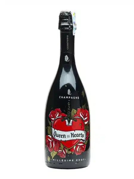 Champagne Queen of Hearts Black Champagne Queen of Hearts Black