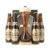 Hộp quà tặng bia Pauwel Kwak 4 chai + tặng 01 ly nhập khẩu Bỉ