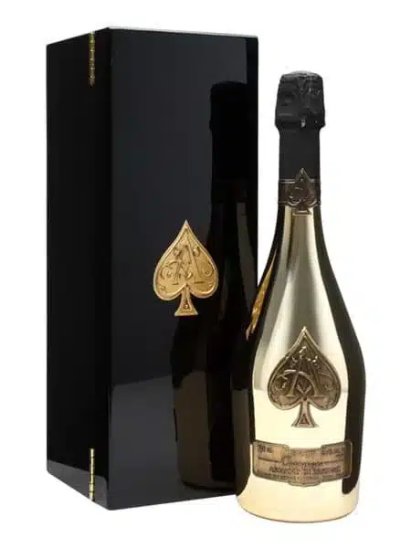 19 loại rượu Champagne có thương hiệu nổi tiếng Rượu Champagne Armand de Brignac Gold Brut