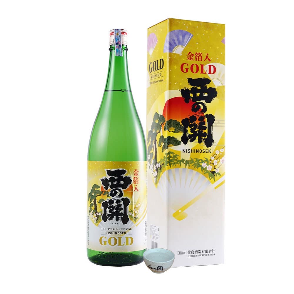 Rượu Sake Nishino Seki Gold Leaf 1800ml Rượu Sake Nishino Seki Gold Leaf 1800ml