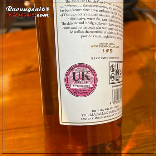 Rượu Uk tem đỏ hàng chuẩn