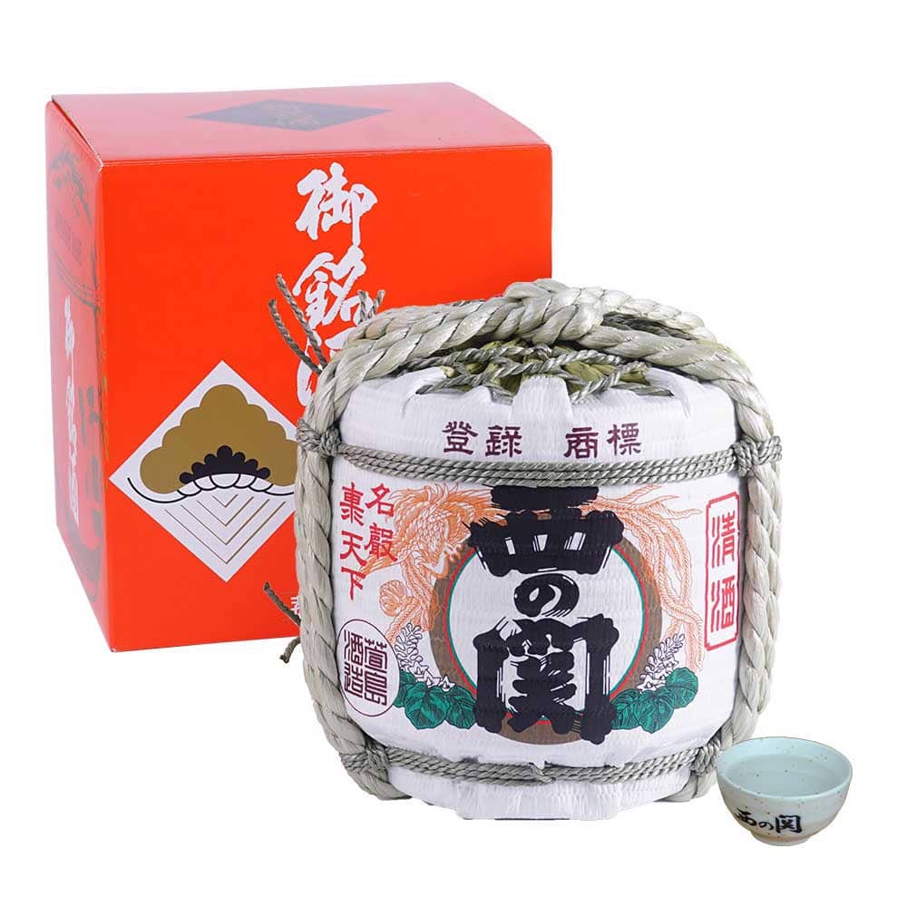 Sake Nishino Seki Hana Barrel 1800ml Sake Nishino Seki Hana Barrel 1800ml