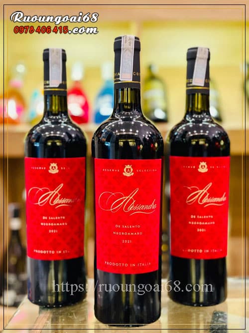 Rượu Vang Alessandro Negroamaro Rượu vang Ý Alessandro Negroamaro