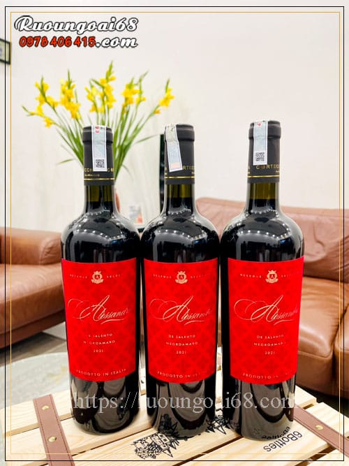 Rượu Vang Alessandro Negroamaro Rượu vang Ý Alessandro Negroamaro