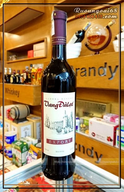 Rượu Vang Đà Lạt Export Red Wine 750