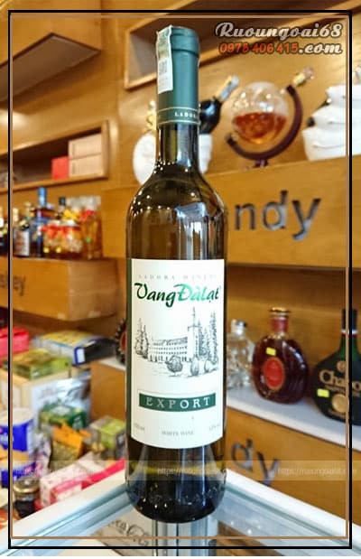 Rượu Vang Đà Lạt Export White Wine 750ml Rượu Vang Đà Lạt Export White Wine 750ml