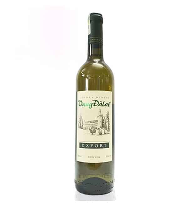Rượu Vang Đà Lạt Export White Wine 750ml Rượu Vang Đà Lạt Export White Wine 750ml