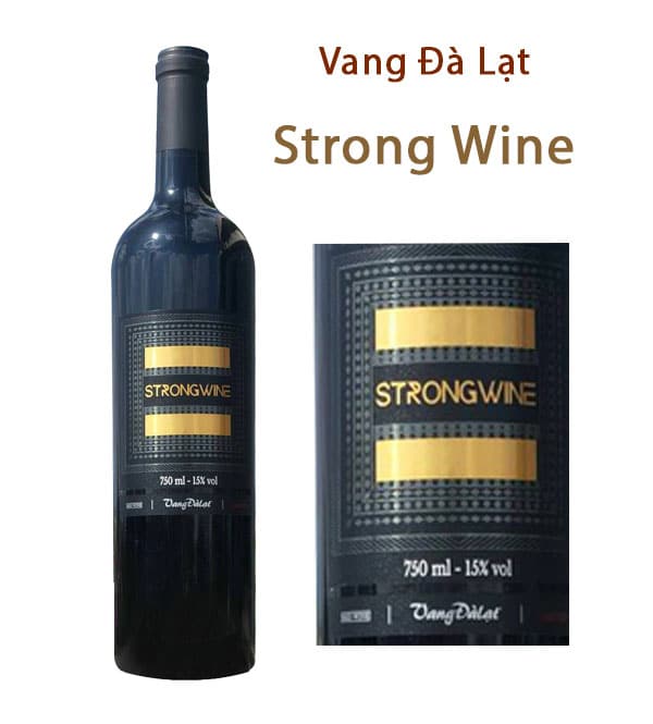 Rượu Vang Đà Lạt Strong Red Wine Rượu Vang Đà Lạt Strong Red Wine