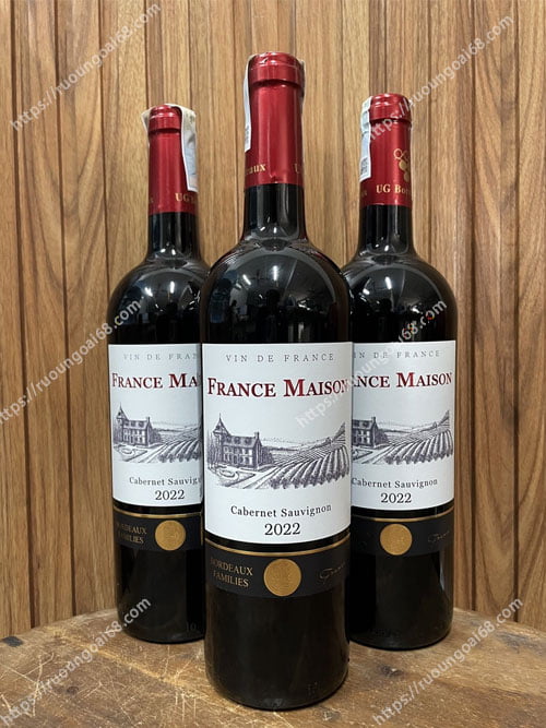 Rượu Vang France Maison 2022 Rượu vang France Maison Cabernet Sauvignon