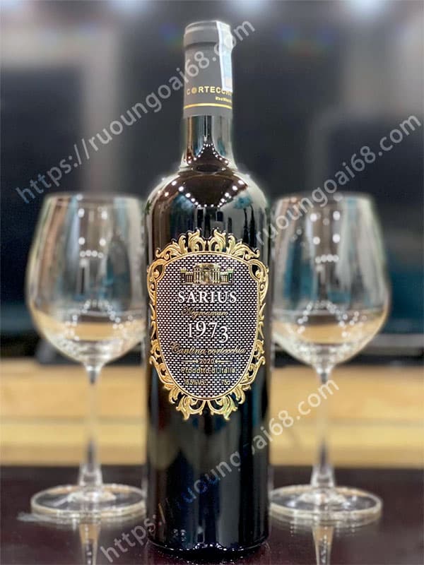 Rượu Vang Sarius 1973 Negroamaro