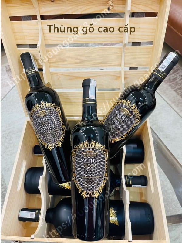 Rượu Vang Sarius 1973 Negroamaro
