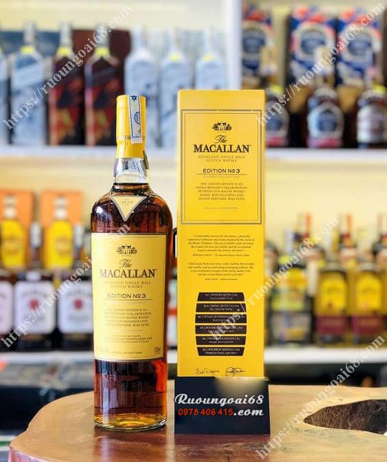 Rượu Macallan Edition No. 3 Rượu Macallan Edition No. 3