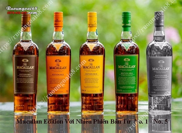 Bảng giá rượu Macallan cập nhập mới 2023 Rượu Macallan Edition No. 3