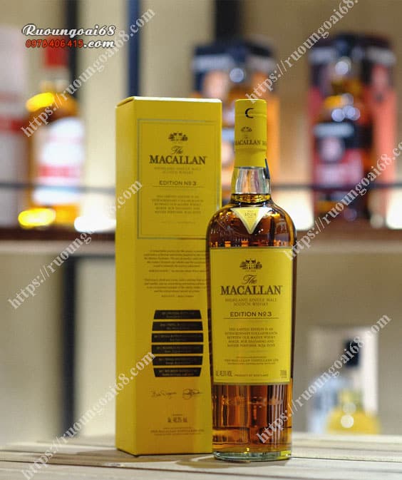 Rượu Macallan Edition No. 3 Rượu Macallan Edition No. 3