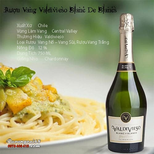Rượu Vang Valdivieso Blanc De Blancs Rượu Vang Valdivieso Sparkling Blanc de Blancs