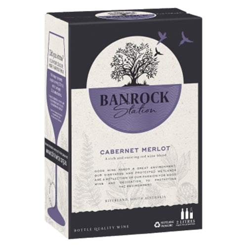 BIB Banrock Station Cabernet Merlot 2L BIB Banrock Station Cabernet Merlot 2L