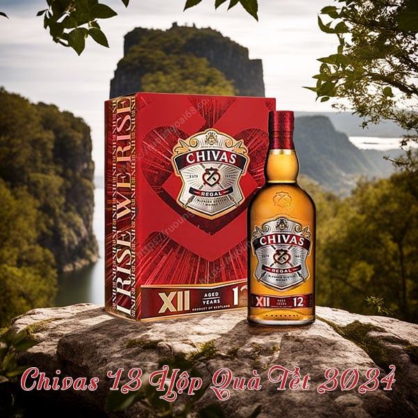 Chivas 12 hộp quà tết 2024