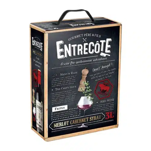 Vang Entrecote Merlot Cabernet Sauvignon 3l entrecote merlot cabernet sauvignon 3l 1