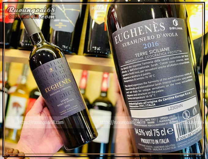 Rượu Vang Eughenes Syrah Rượu Vang Eughenes Syrah
