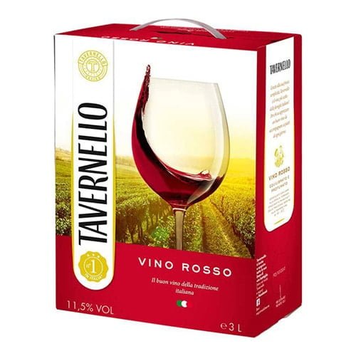 Vang Tavernello Vino Rosso BIB 3L Vang Tavernello Vino Rosso BIB 3L