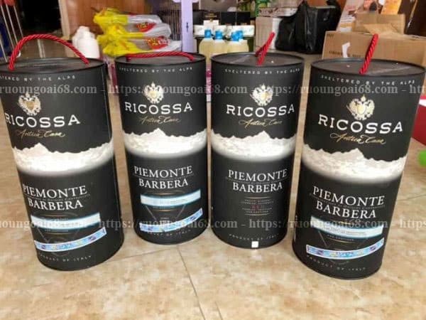 Vang bịch ống Ricossa Bag 3L Vang bịch ống Ricossa Bag 3L