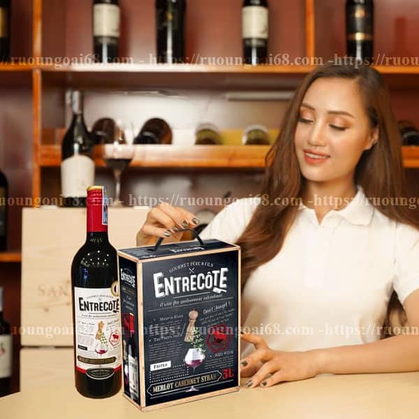 Vang Entrecote Merlot Cabernet Sauvignon 3l Vang Entrecote Merlot Cabernet Sauvignon 3l