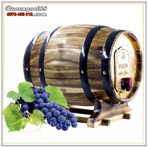 Rượu Vang Passion Kệ Trống Gỗ 3 Lít Cabernet Sauvignon Rượu Vang Passion Kệ Trống Gỗ 3 Lít Cabernet Sauvignon