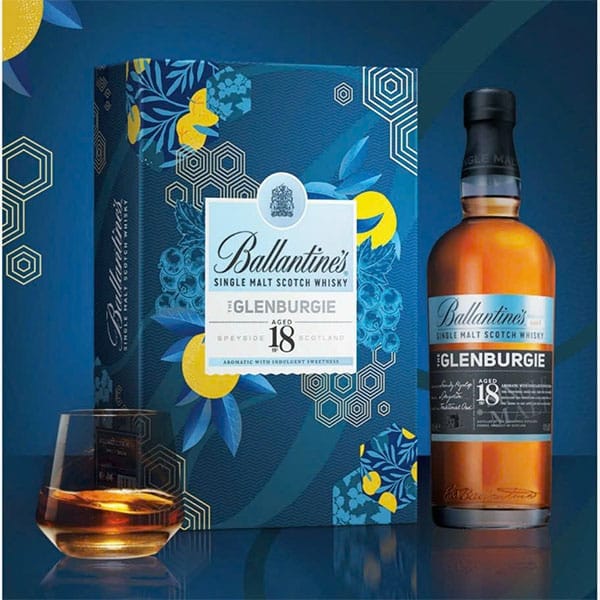 Ballantines Glenburgie 18 Hộp Quà 2024 Ballantines Glenburgie 18 Hộp Quà 2024