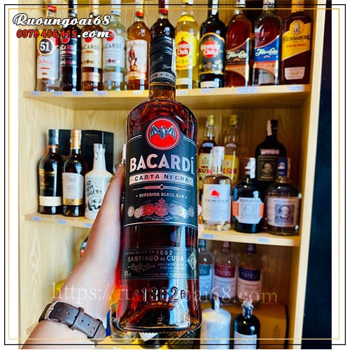 rượu Bacardi Carta Negra Black