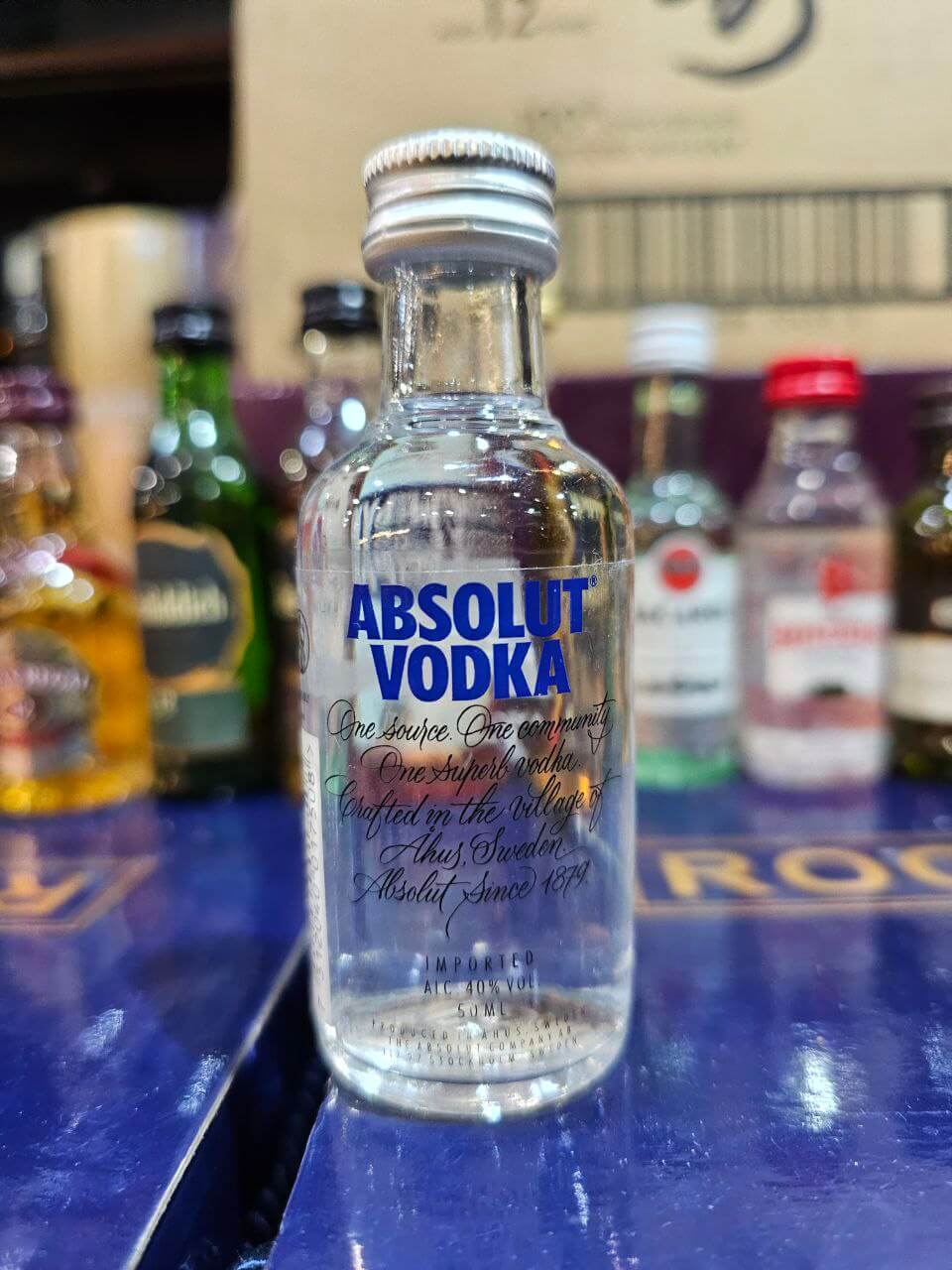 Rượu Mini Absolut Vodka 50ml Rượu Mini Absolut Vodka 50ml