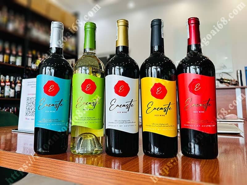Rượu Vang Úc Encaste Đỏ Trắng Xanh Vàng Rượu Vang Úc Encaste Đỏ Trắng Xanh Vàng