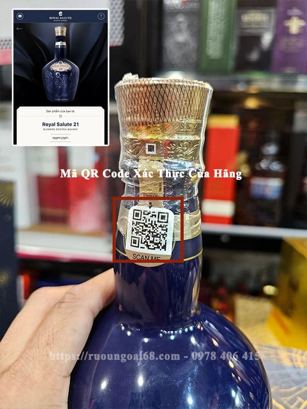 Chivas 21 Chính Hãng - Hàng Công Ty Chivas 21 Chính Hãng Mã QR