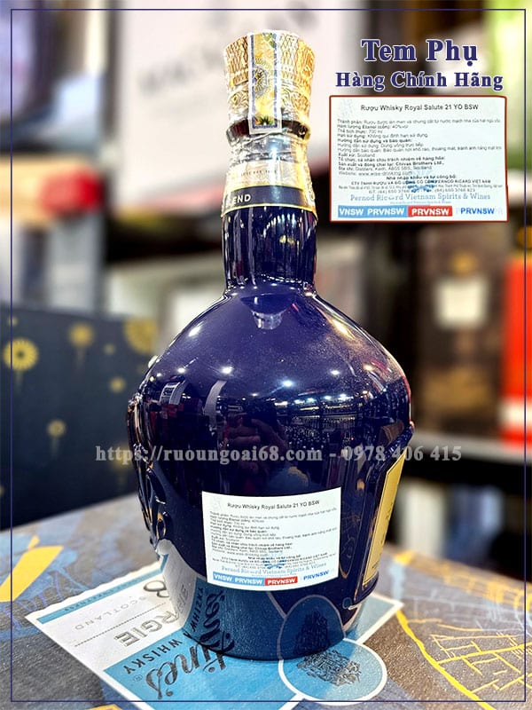 Chivas 21 Chính Hãng - Hàng Công Ty Chivas 21 Chính Hãng Tem Phụ