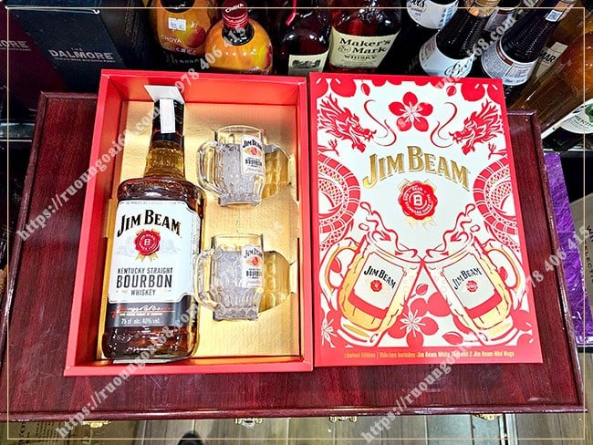 Rượu Jim Beam Hộp Quà 2024