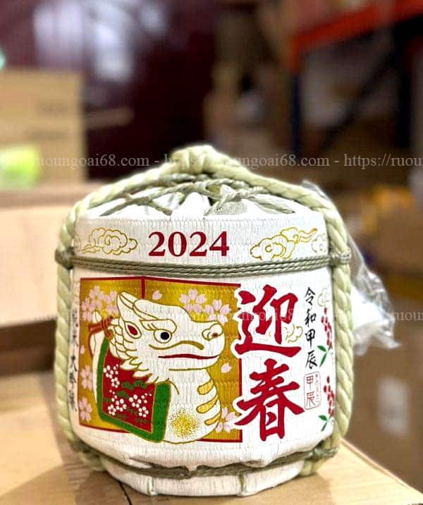 Rượu Sake Cối Komodaru 2024 Con Rồng 1.8 Lít Rượu Sake Cối Komodaru 2024 Con Rồng 1.8 Lít