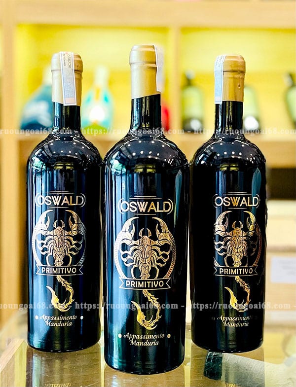 Rượu Vang Oswald Primitivo 19,5 Độ