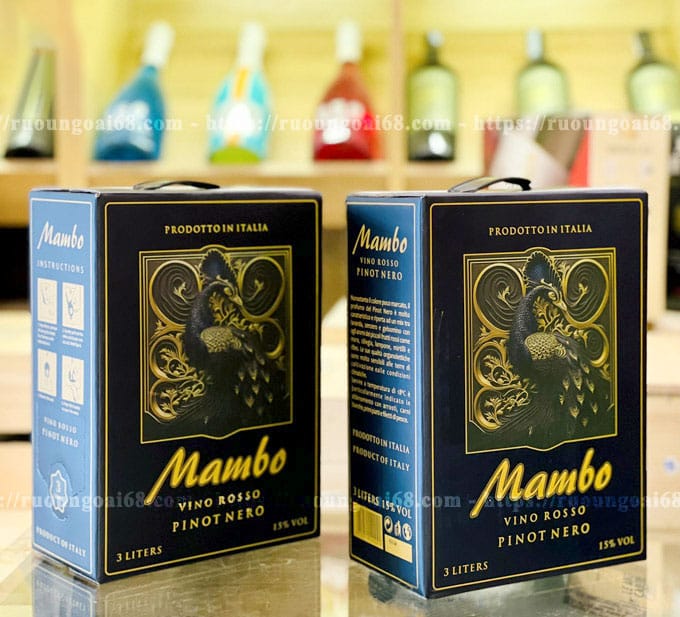 Vang Bịch 3L Mambo Vino Rosso