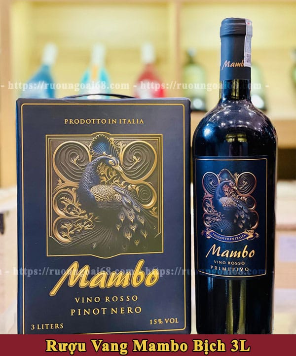 Vang Bịch 3L Mambo Vino Rosso