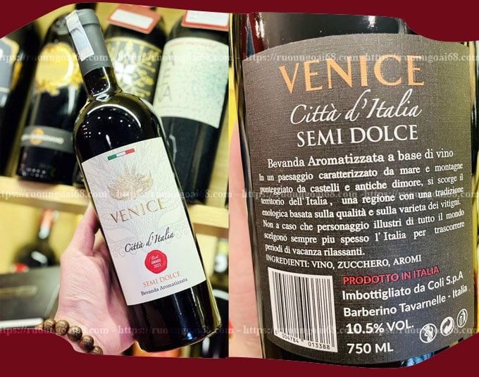 Rượu Vang Ngọt Venice Semi Dolce Rượu Vang Ngọt Venice Semi Dolce