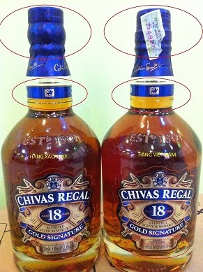 Cách phân biệt rượu ngoại thật giả